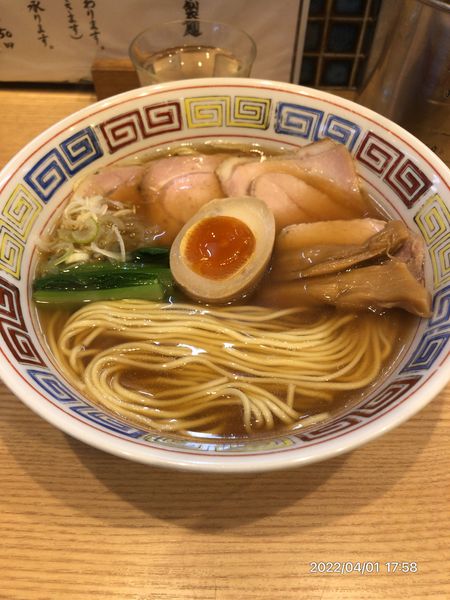 「中華そば」@ほっこり中華そば もつけの写真