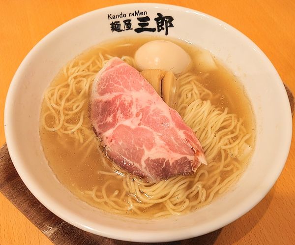 「本節·塩らぅめん【月替り限定】」@麺屋 三郎の写真