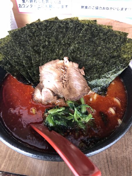 「うま辛ラーメン」@横浜家系 金剛家の写真