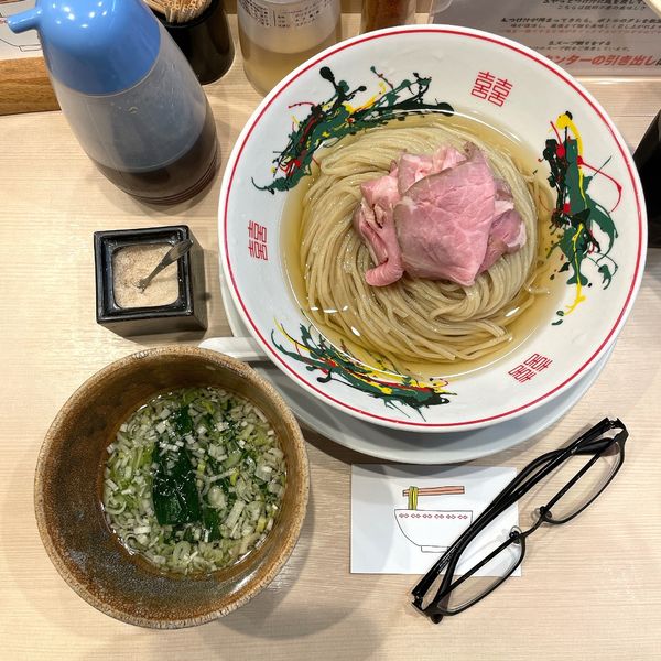 「鰹昆布水つけめん」@つけめん金龍の写真