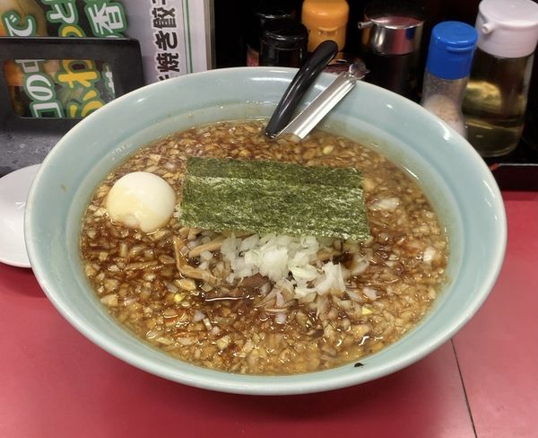 「チャーシューメン 薬味玉ねぎ」@ラーメンつち家の写真