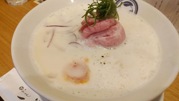 「エスプーマ鶏白湯」@らーめん 一葉の写真