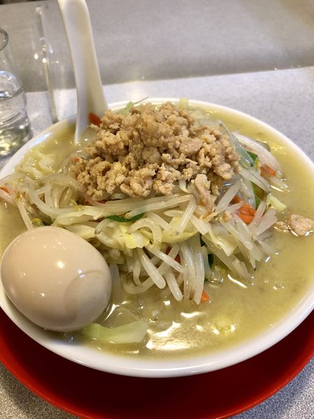 「濃厚鶏白湯タンメン」@濃厚鶏白湯タンメン まつ井の写真