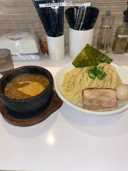 「辛刺激つけ麺味玉大盛3辛¥950円」@ぶっと麺 しゃにむにの写真