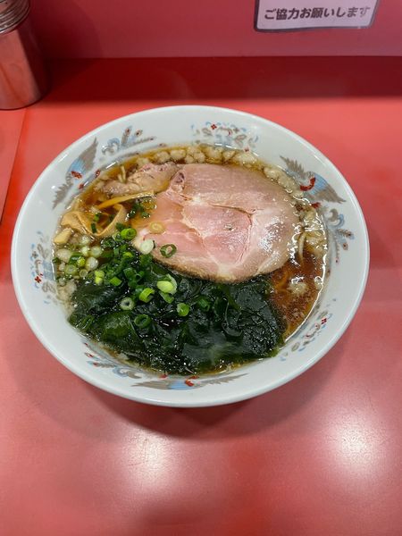 「ワカメラーメン」@萬来軒の写真