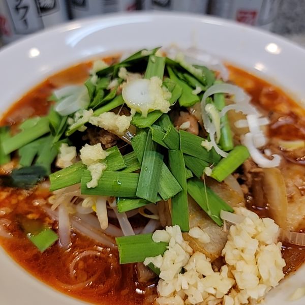 「モツスタ オーション麺ver.(麺半分)」@麺屋 有希の写真