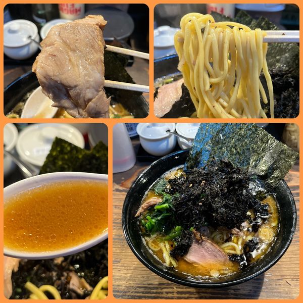 「中盛ラーメン¥850」@家系ラーメン クックらの写真