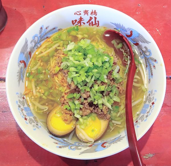 「担仔麺＋セット水餃子」@心斎橋 味仙の写真
