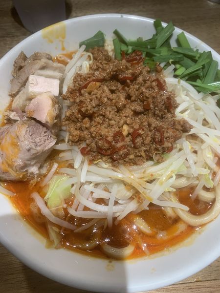 「限定　台湾ラーメン少なめ　豚」@MEN YARD FIGHTの写真
