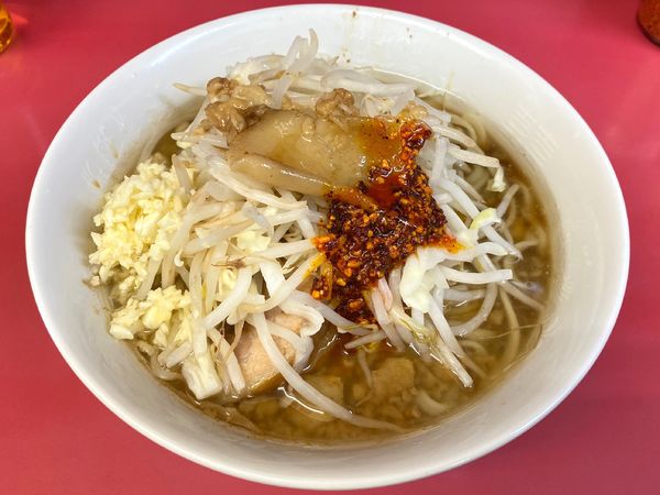 「小ラーメン 750円」@ラーメン二郎 千住大橋駅前店の写真
