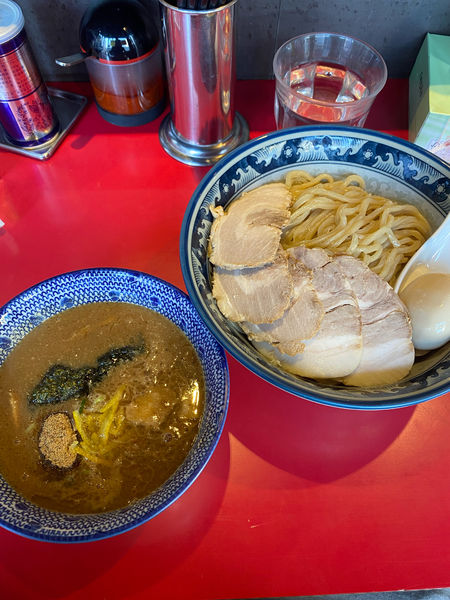 「ちゃーしゅーつつけ麺1220円➕大盛1（無料）➕味付け卵（無料）」@らーめん・つけめん こてんぱんの写真