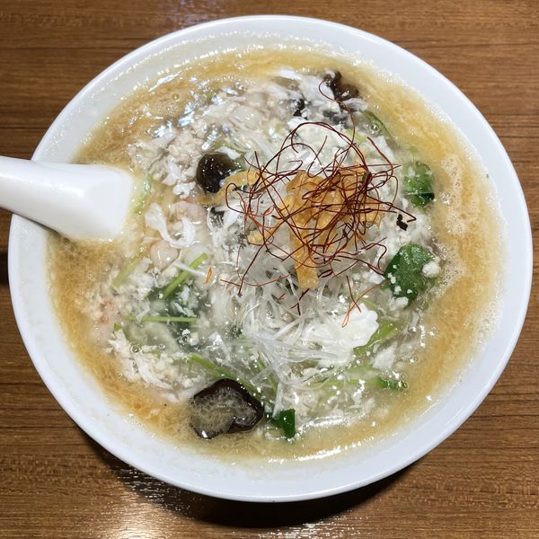 「【限定①】オマール海老と小海老の中華風あんかけそば ￥880」@寿製麺よしかわ 川越店の写真