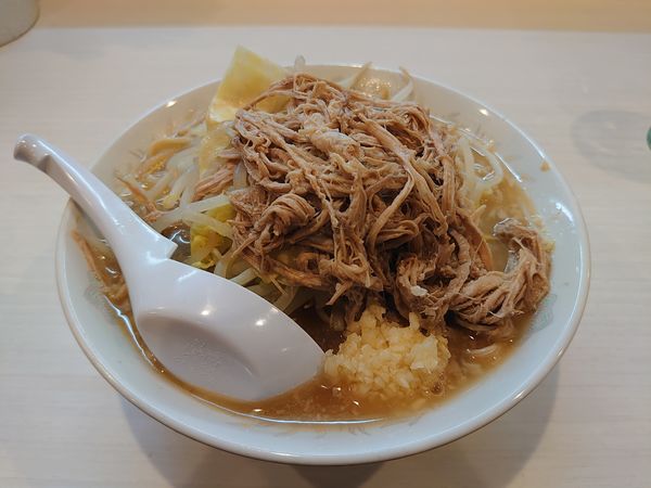 「ラーメン並み+肉増し」@麺とび六方 伊那店の写真