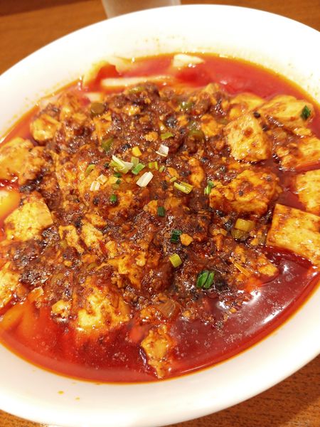 「麻婆豆腐刀削麺」@四川料理 京華樓 本館の写真