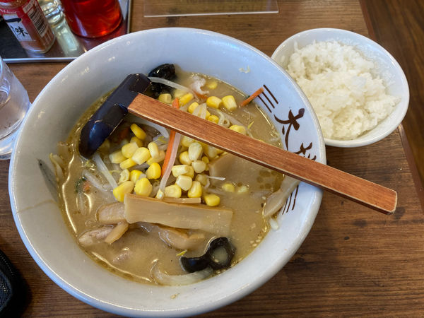 「味噌ラーメン　710円(税込み)」@中華麺飯 太楼の写真