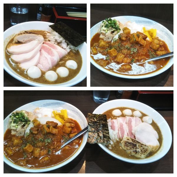 「【限定】アゴの煮干し濃厚煮干そば➕カレー」@Noodle&Spice curry 今日の1番の写真