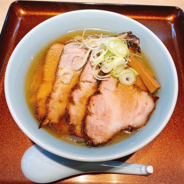 「チャーシュー麺(手打ち麺)」@まるえ中華そばの写真