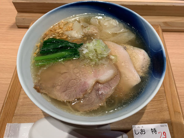 「すぎ本　塩特製らぁ麺」@ラーメンWalkerキッチンの写真