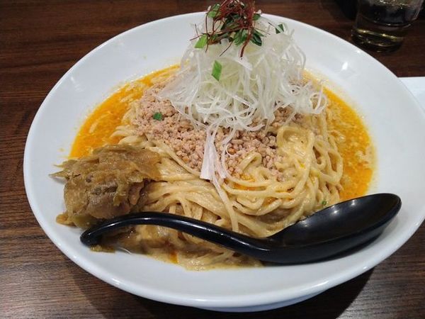 「汁なし担々麵」@担担麺 胡 京都駅前店の写真