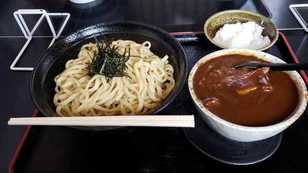 「カレーつけ麺1,150円中盛り150円」@秋田ラーメン はまの写真