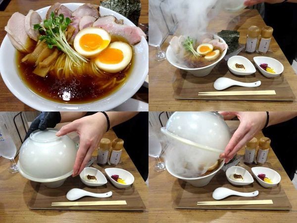 「特製燻製醤油そば (1,300円，大盛りサービス)」@虎金の写真