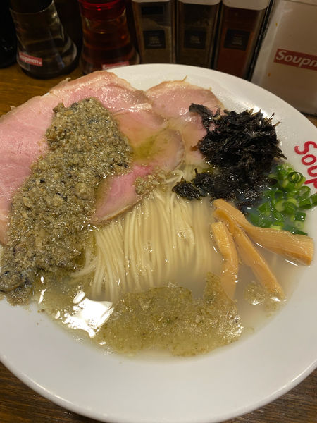 「牡蠣塩らぁ麺」@Soupmenの写真