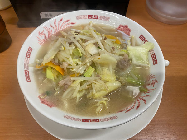 「野菜たっぷりタンメン🍜🥢(麺少な目)」@日高屋 六本木店の写真