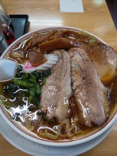 「生姜醤油ラーメン800円」@かし亀の写真