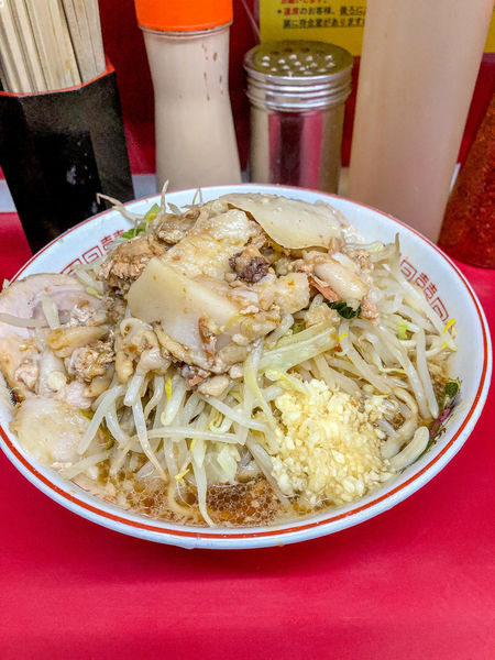 「小ラーメン（ニンニク少な目アブラカラメ）」@ラーメン二郎 湘南藤沢店の写真
