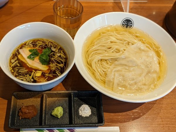 「鶏醤油つけそば」@らぁ麺 とうひちの写真