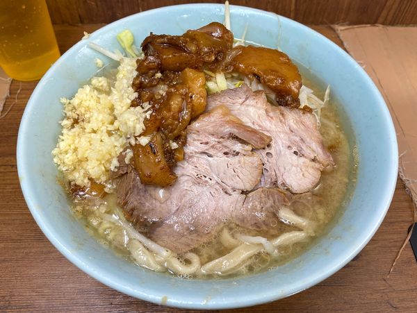 「ラーメン 750円」@ラーメン二郎 池袋東口店の写真