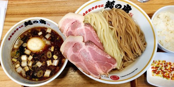 「限定昆布水つけ麺」@自家製中華そば 麺の虜の写真