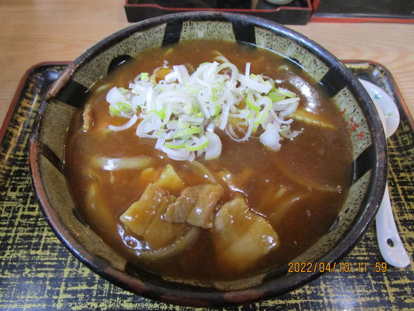 「カレー南ばん蕎麦 750円」@福やの写真