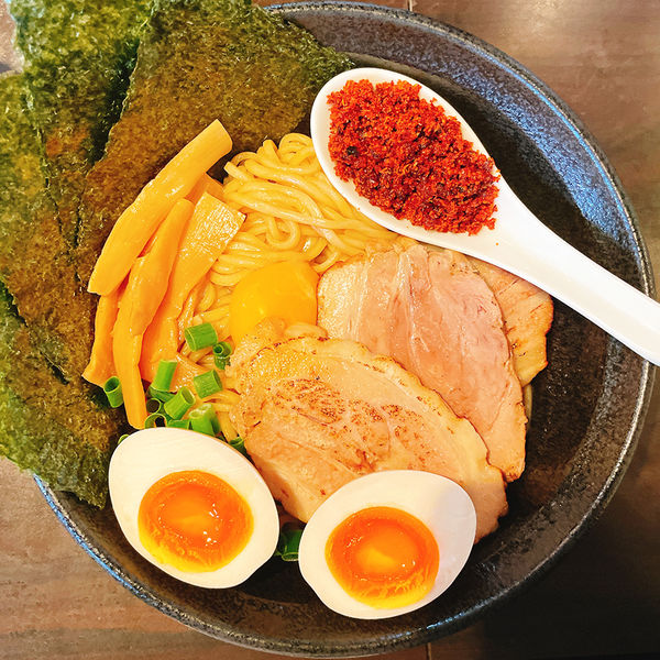 「特製海老辛油そば」@NOODLE DINING 鵺 NUEの写真