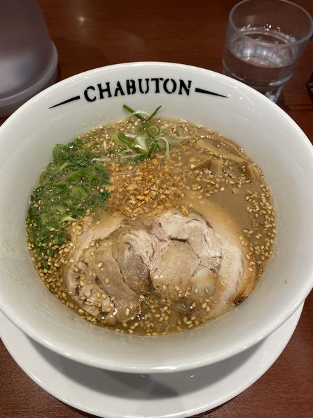 「ちゃぶとんらぁ麺」@ちゃぶ屋 とんこつ らぁ麺 CHABUTON ヨドバシ横浜店の写真