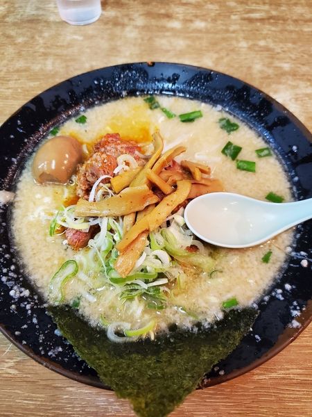 「ミソホルモン」@屋台ラーメンとんこつ貴生 稔台店の写真