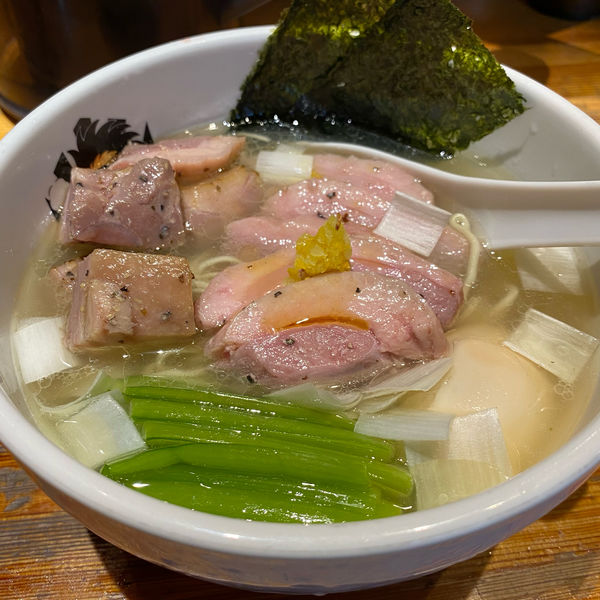 「特製 鴨中華そば(塩)」@満鶏軒の写真