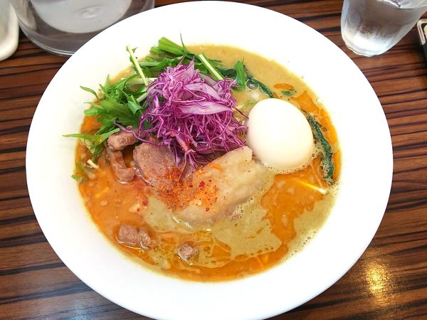 「【限定】鴨と林檎の煮干担々麺　1100円」@麺屋 一翔の写真