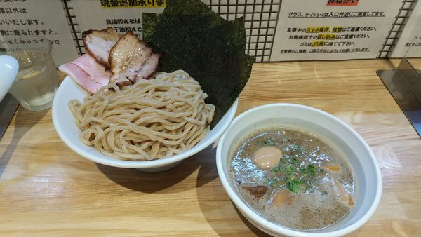 「全部入り煮干しつけ麺大盛り(1500円)」@らーめん 改の写真