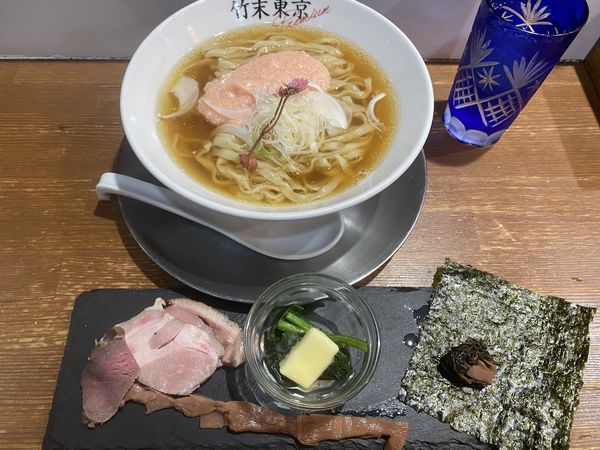 「限定 桜と梅の花見そば1200」@竹末東京プレミアムの写真