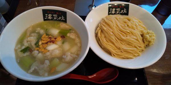 「ねぎタンつけ麺」@湯菜坊の写真