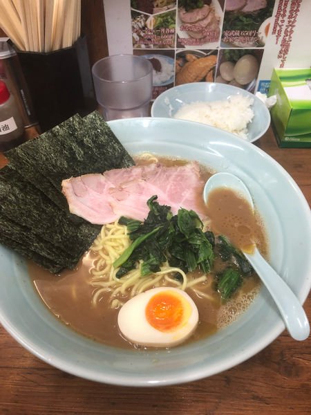 「ラーメン」@横浜ラーメン 武蔵家 成増店の写真
