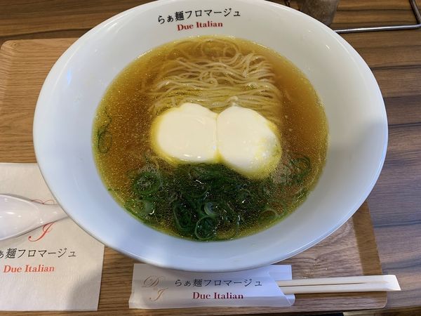 「らぁ麺フロマージュ」@らぁ麺フロマージュ Due Italian 京成八幡店の写真