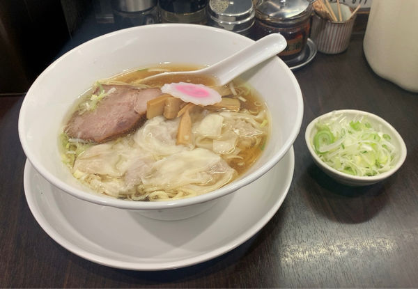 「ワンタン麺 ネギ」@煮干らー麺 カネショウ 四街道の写真