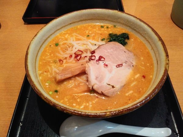 「からしみそラーメン　大盛820円」@ラーメン みそ壱 鎌田店の写真