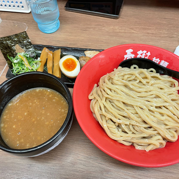 「濃厚魚介とんこつつけ麺　大盛」@エビ豚骨拉麺 春樹 代々木店の写真