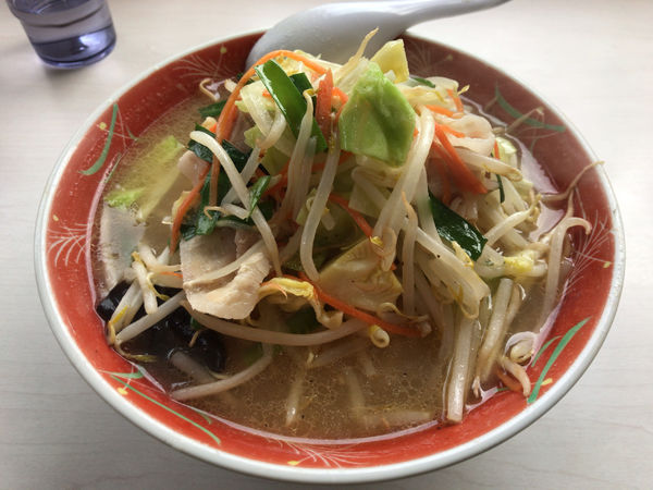 「タンメン(太麺) 850円」@あぢとみ食堂の写真
