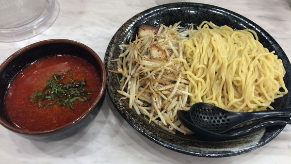 「《 限定 》＃市川～味噌つけ麺  辛10  ￥1050」@蒙古タンメン 中本 市川店の写真