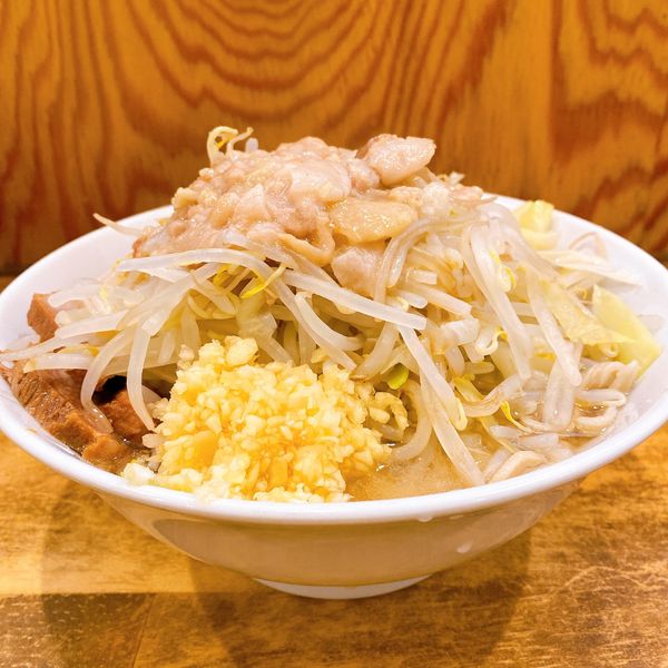 「小ラーメン　全部」@ラーメン二郎 前橋千代田町店の写真
