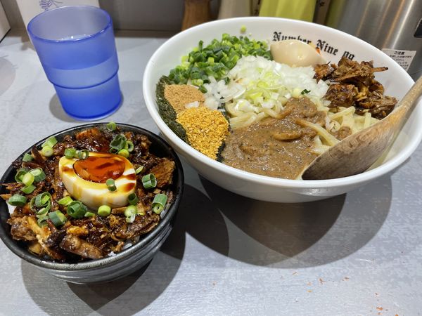 「まぜそば大」@麺Dining Number Nine 09の写真